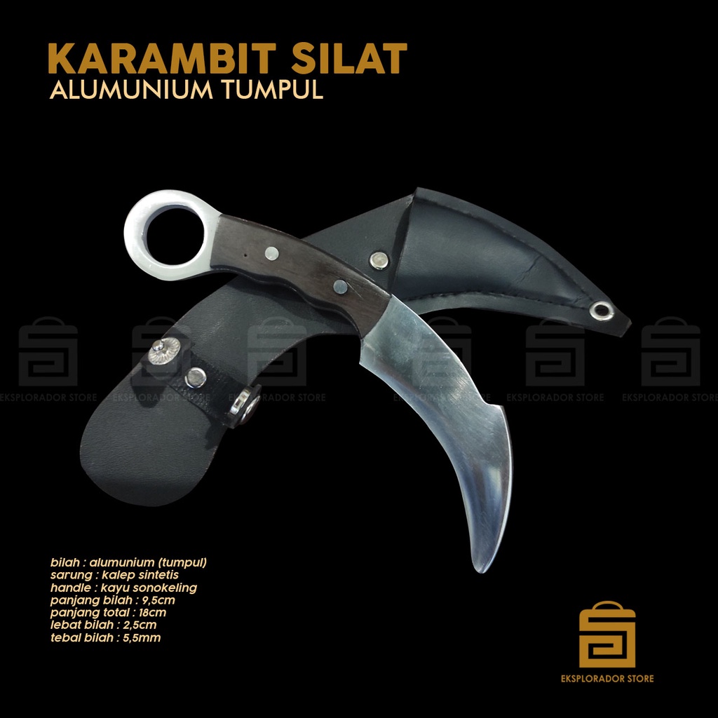 KERAMBIT SILAT TUMPUL ALUMUNIUM