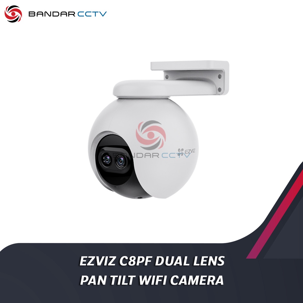 Ezviz C8PF 2MP Dual Lens Pan Tilt WiFi Camera