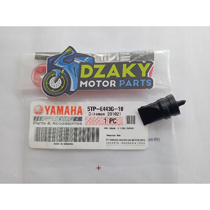 Karet Selang Buntu Hitam Filter Udara Original Yamaha 5TP-E443G-10