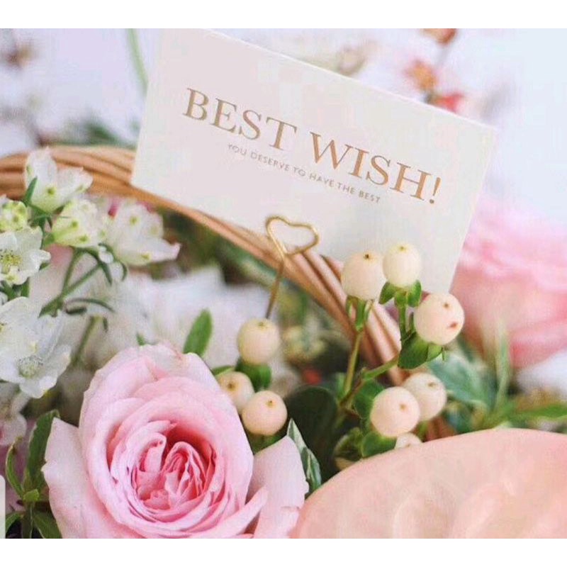 Stick Card / Stik Kartu Buket Bunga / Stik Foto / Stick Kartu Ucapan