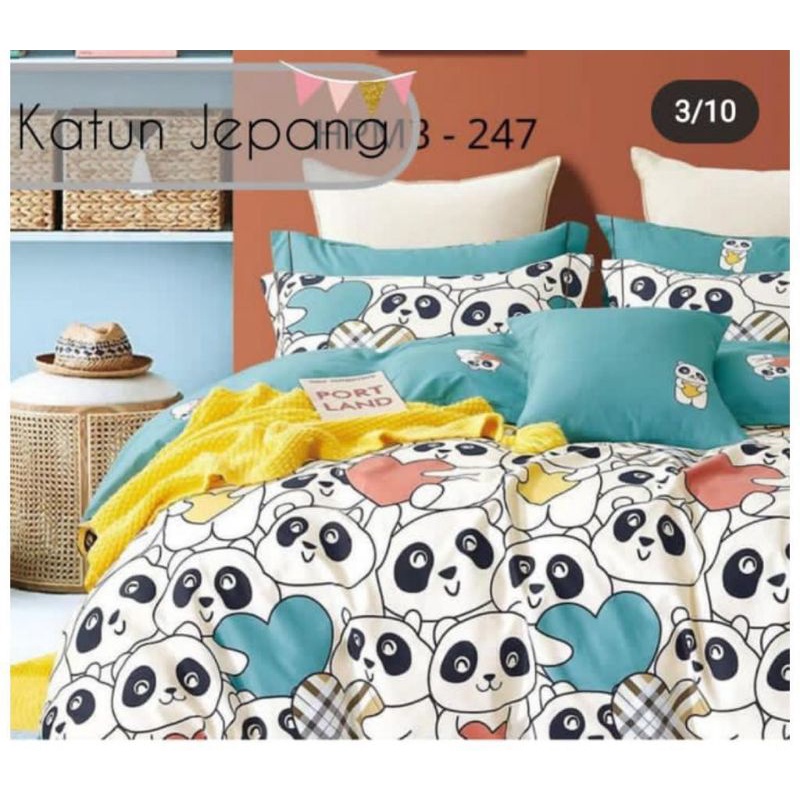 Sprei Katun Jepang Motif I Sprei Motif Anak I Seprei Anak Ukuran Single 37