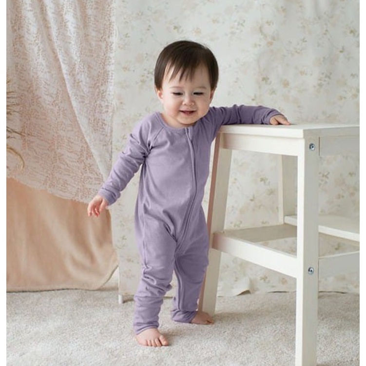 Kottonville Azuki Sleepsuit Zipper 0-2 Tahun Pastel Color CBKS