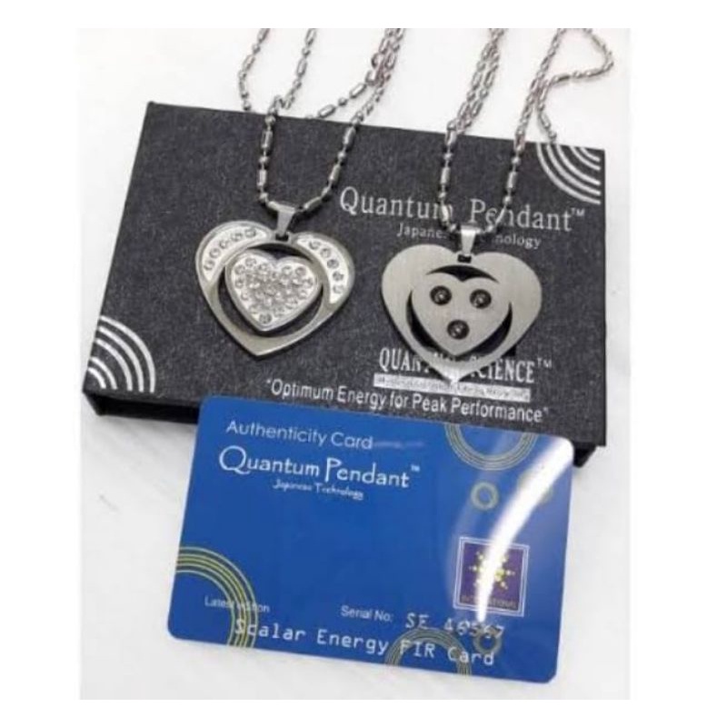 (BEST SELLER)KALUNG QUANTUM PENDANT KESEHATAN TERBARU motif LOVE