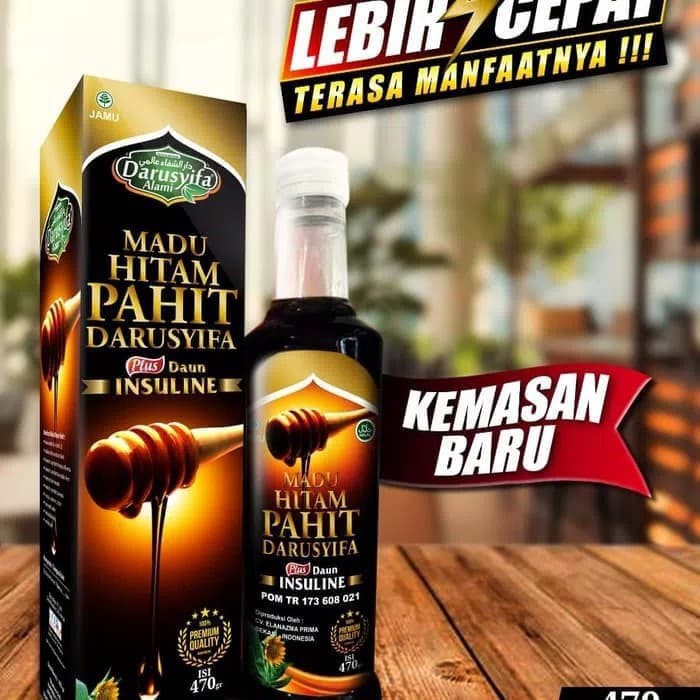

MADU HITAM PAHIT INSULINE 470GR DARUSYIFA | MADU UNTUK DIABETES