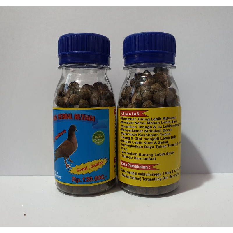 jamu merpati herbal mutiara semi jablay botol besar