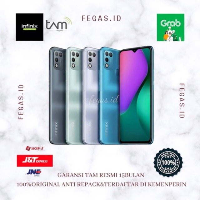 INFINIX HOT 10 PLAY RAM 4 GARANSI RESMI