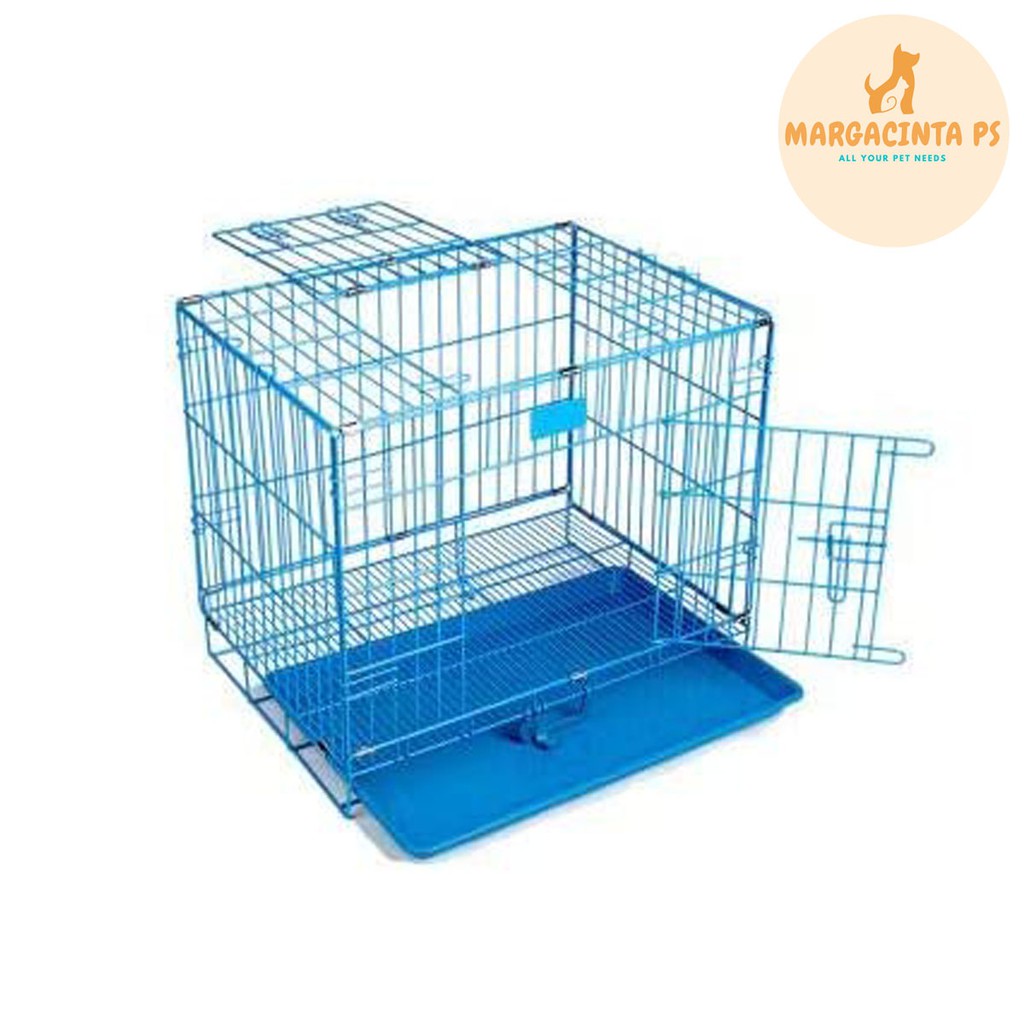 KANDANG UNTUK KUCING ANJING BISA DILIPAT PRAKTIS SIZE 60 CM