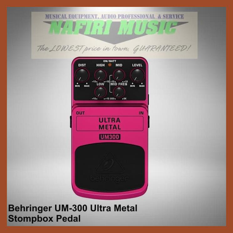 EFEK GITAR BEHRINGER UM-300 / BEHRINGER UM300 / BEHRINGER ULTRA METAL