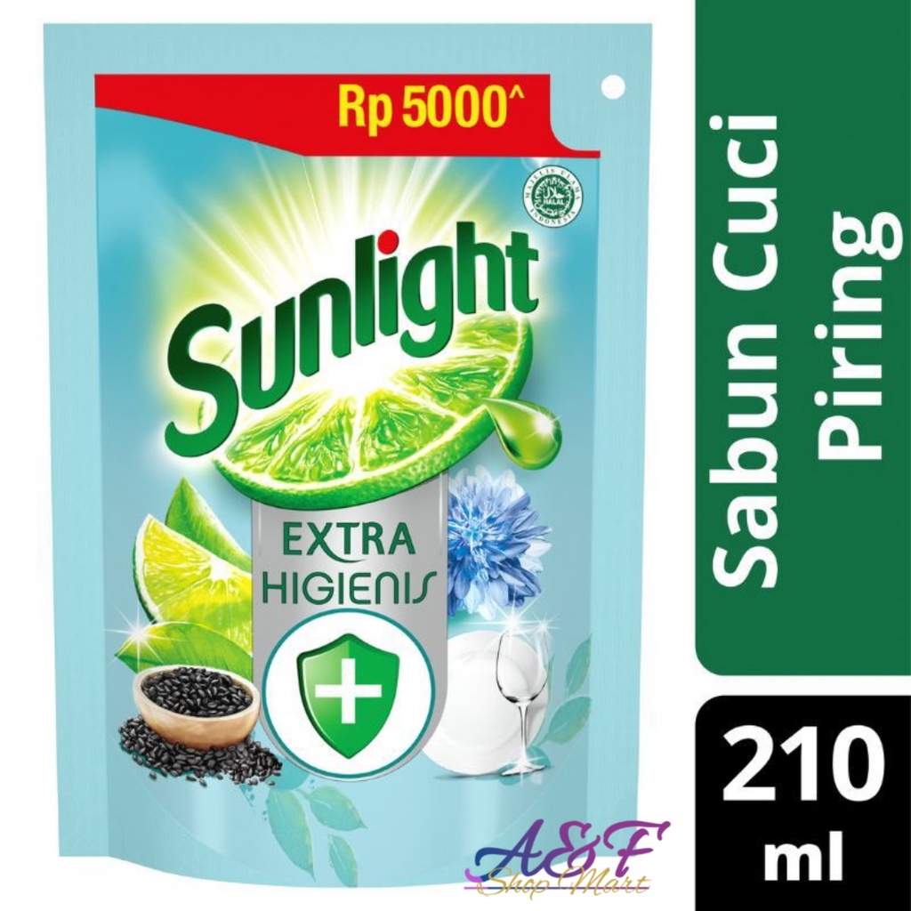 Sunlight Habbatussauda 210ml - Sabun Cuci Piring