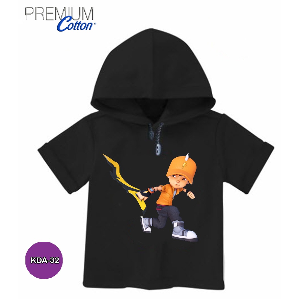 Baju Hoodie Boboiboy Petir Anak Baju Hoodie Original #KDA-32