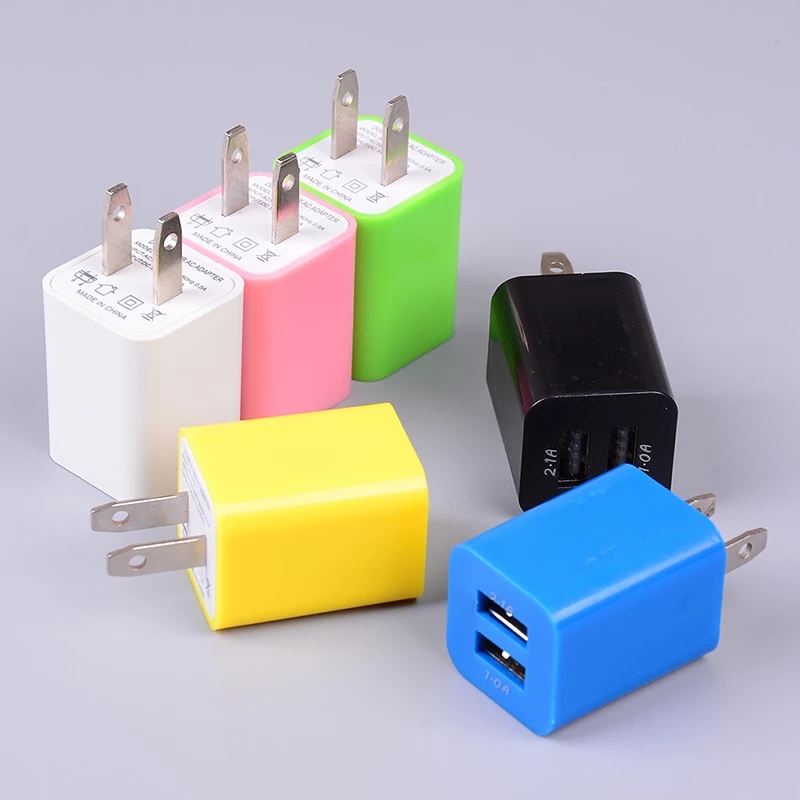 Adapter Dual Usb Port 5v 2a Untuk Iphone Htc Android