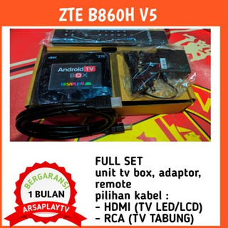 ANDROID TV BOX ZTE B860H V5 ANDROID 9 ROOT UNLOCK | Shopee ...