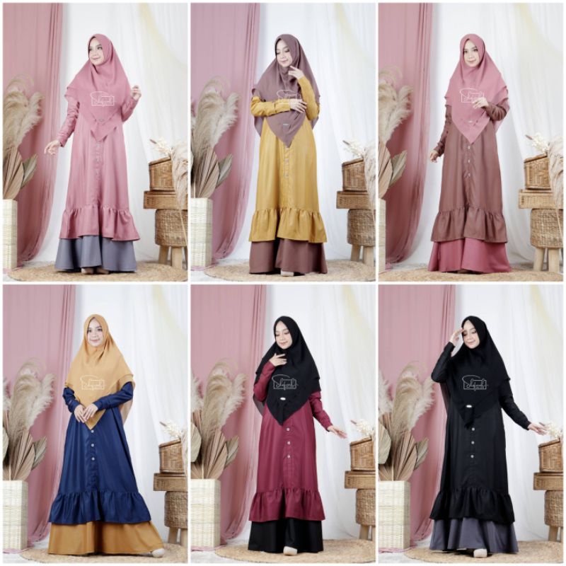GAMIS POLOS BY SHOFWAH/GAMIS IXORA BY SHOFWAH