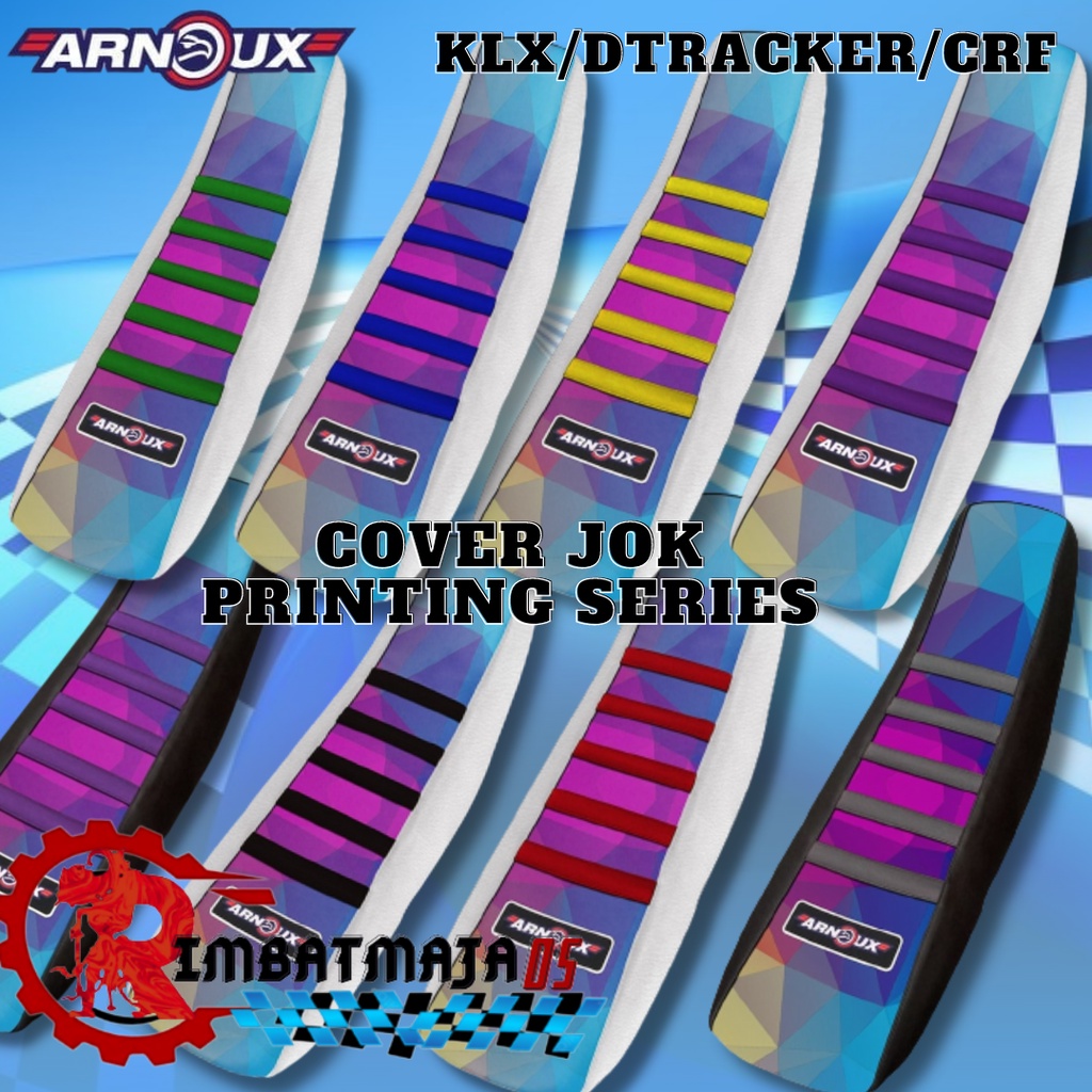 Kulit sarung jok motor trail CRF KLX Supermoto cover jox jok Crf klx