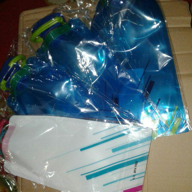 Botol Minum Lipat Camping Mountaineering Hiking Drinking Bottle 700ml