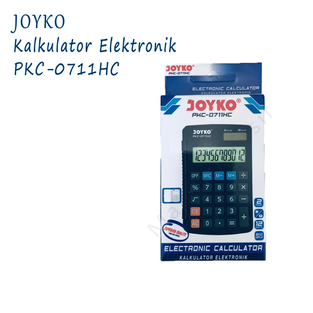 Kalkulator Elektronik * Joyko * Kalkulator * PKC-0711HC