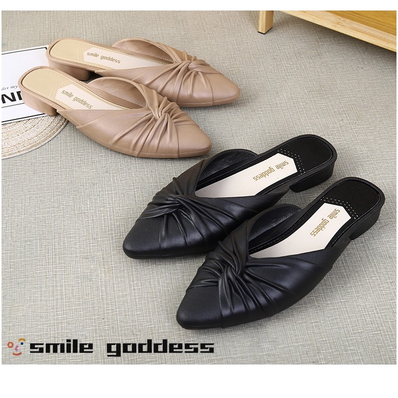 ♥DPS829♥S07 SANDAL SELOP WANITA IMPORT MURAH/SENDAL SELOP/Selop Wanita Kerut Spiral