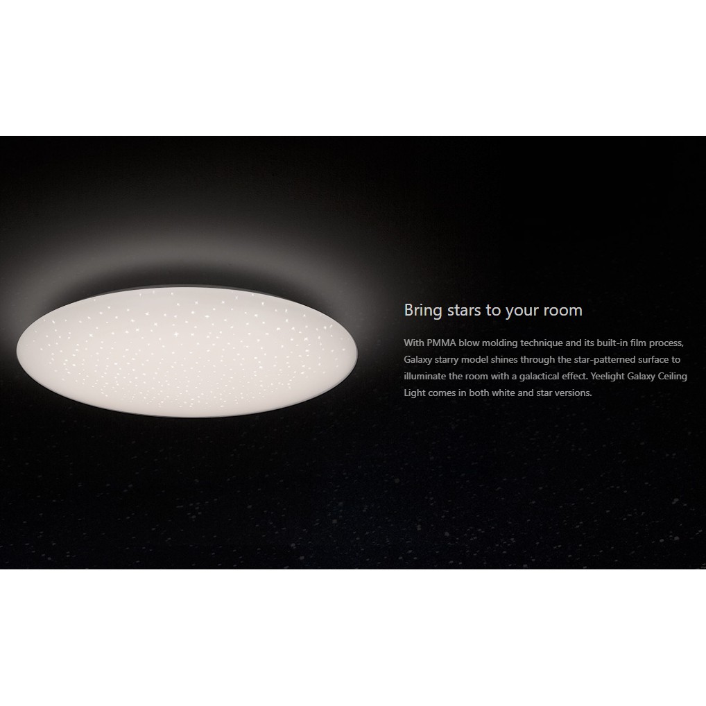 Xiaomi Yeelight Galaxy Ylxd05yl Led Ceiling Light 650 Rgb Version