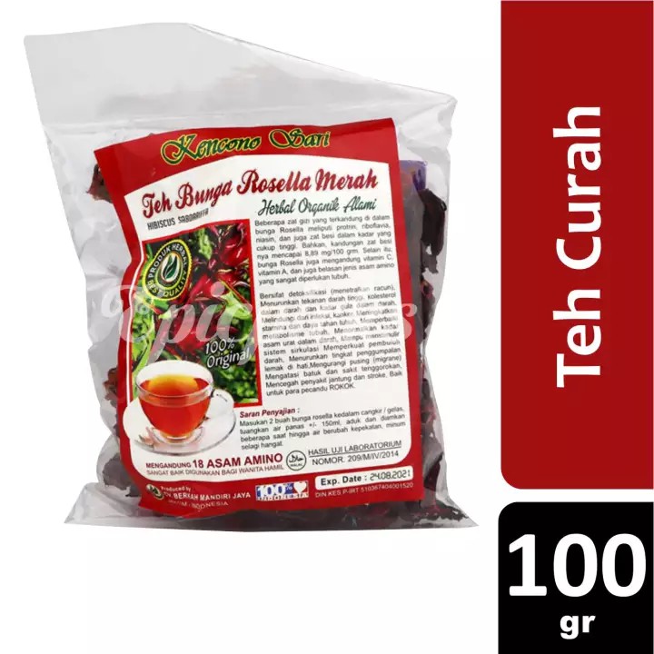 

Kencono Sari - Teh Bunga Rosella Merah - 100gr