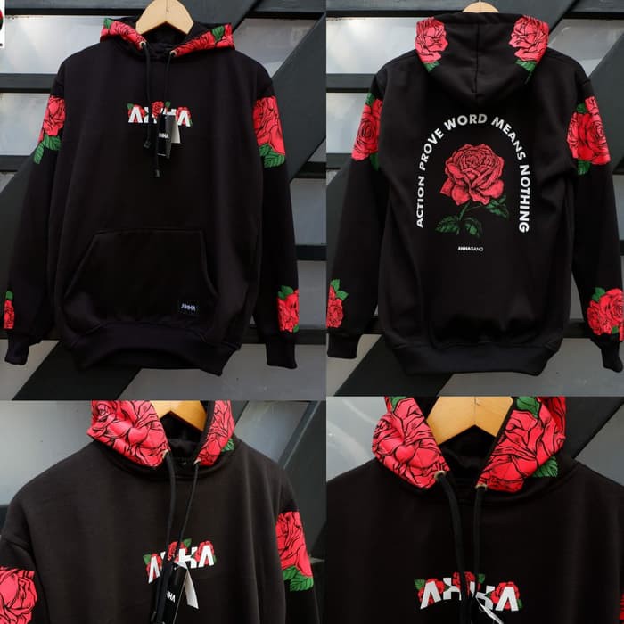 ahha rose hoodie