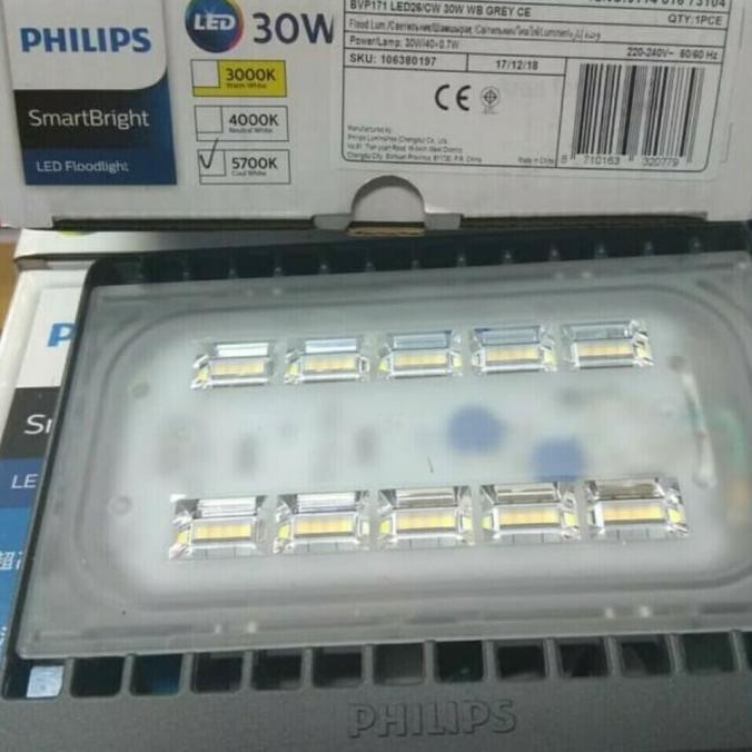 PHILIPS BVP171 30W WB GREY - Essential LED Flood Light