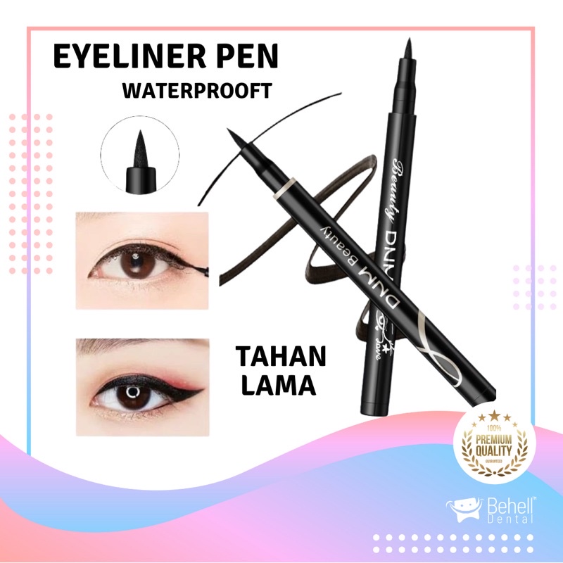 EYELINER DNM Waterproof Eyeliner Pen Pencil Tahan Lama Hitam ORIGINAL / Eye Liner Anti Air