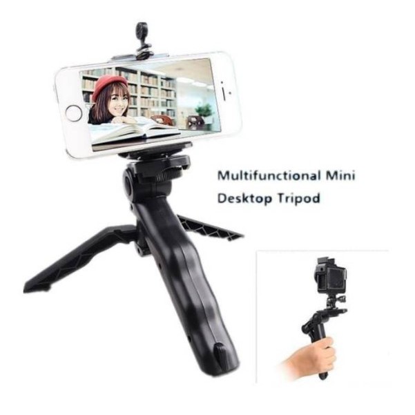 TRIPOD MINI YOUTUBER TRIPOD TANGAN TRIPOD CAMERA + HOLDER HP HOLDER U