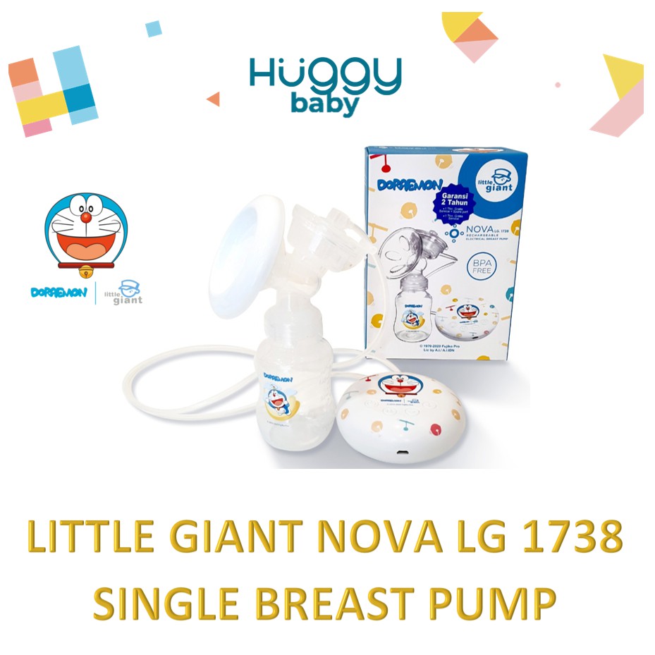 Little Giant Doraemon NOVA LG1738  Pompa Asi Elektrik Rechargeable Electric Breast Pump