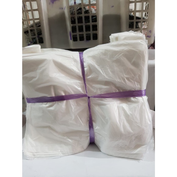 kresek kiloan Putih Los ukuran 15,24,28 kualitas super cap Perkutut