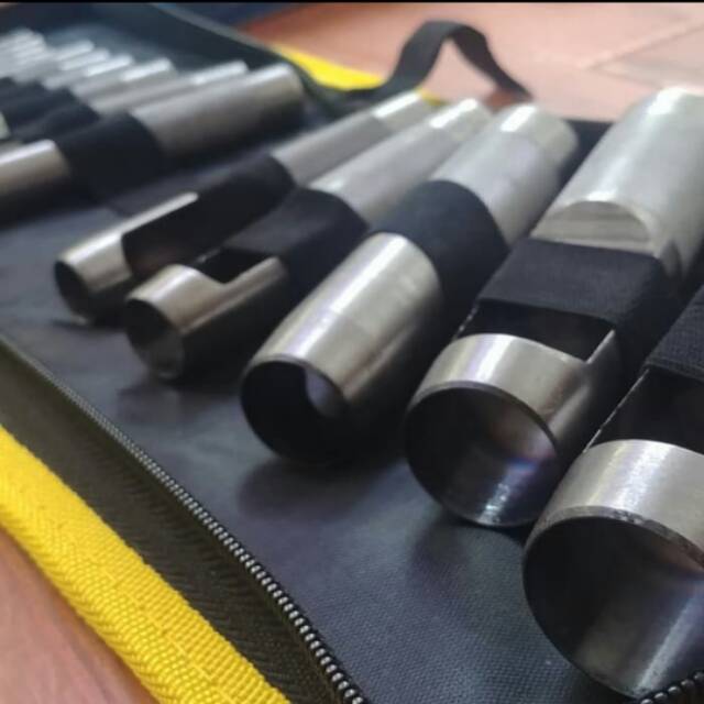 

Alat Pembolong Gasket Kulit Plong Set 15 Pcs GREAT HOLLOW PUNCH SET