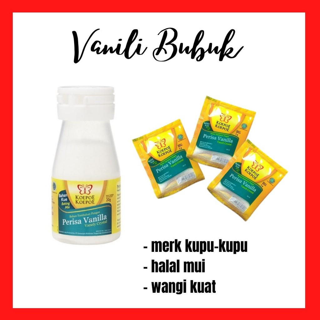 

VANILI BUBUK MERK KUPU-KUPU