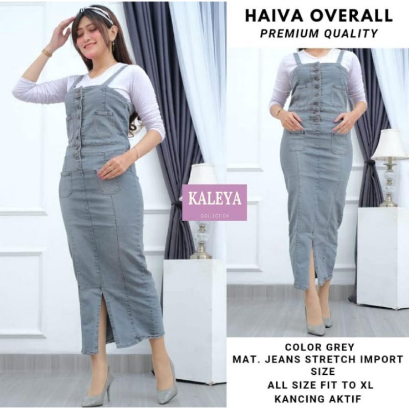 OVERALL ROK JEANS SPAN HAIVA OVERAL DELILLA