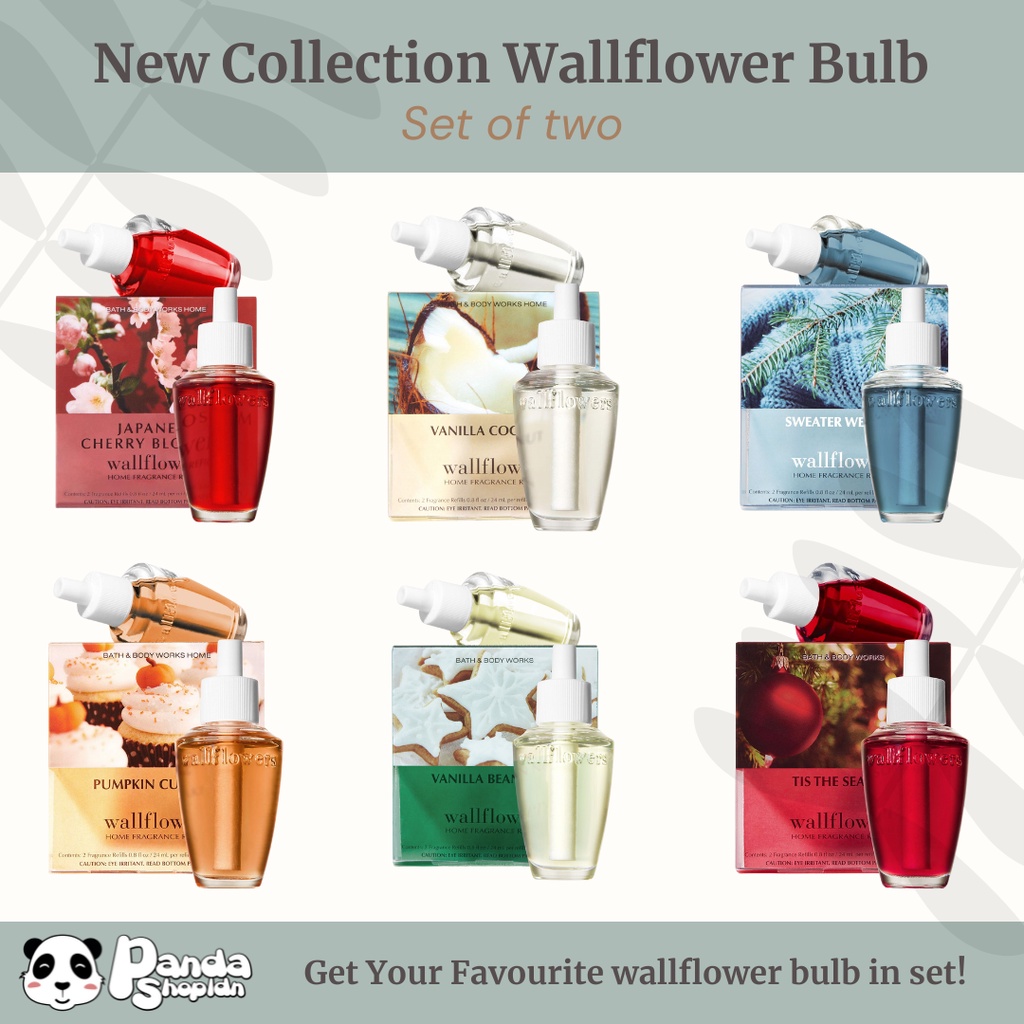 BBW Wallflower Bulb Refill Set of Two