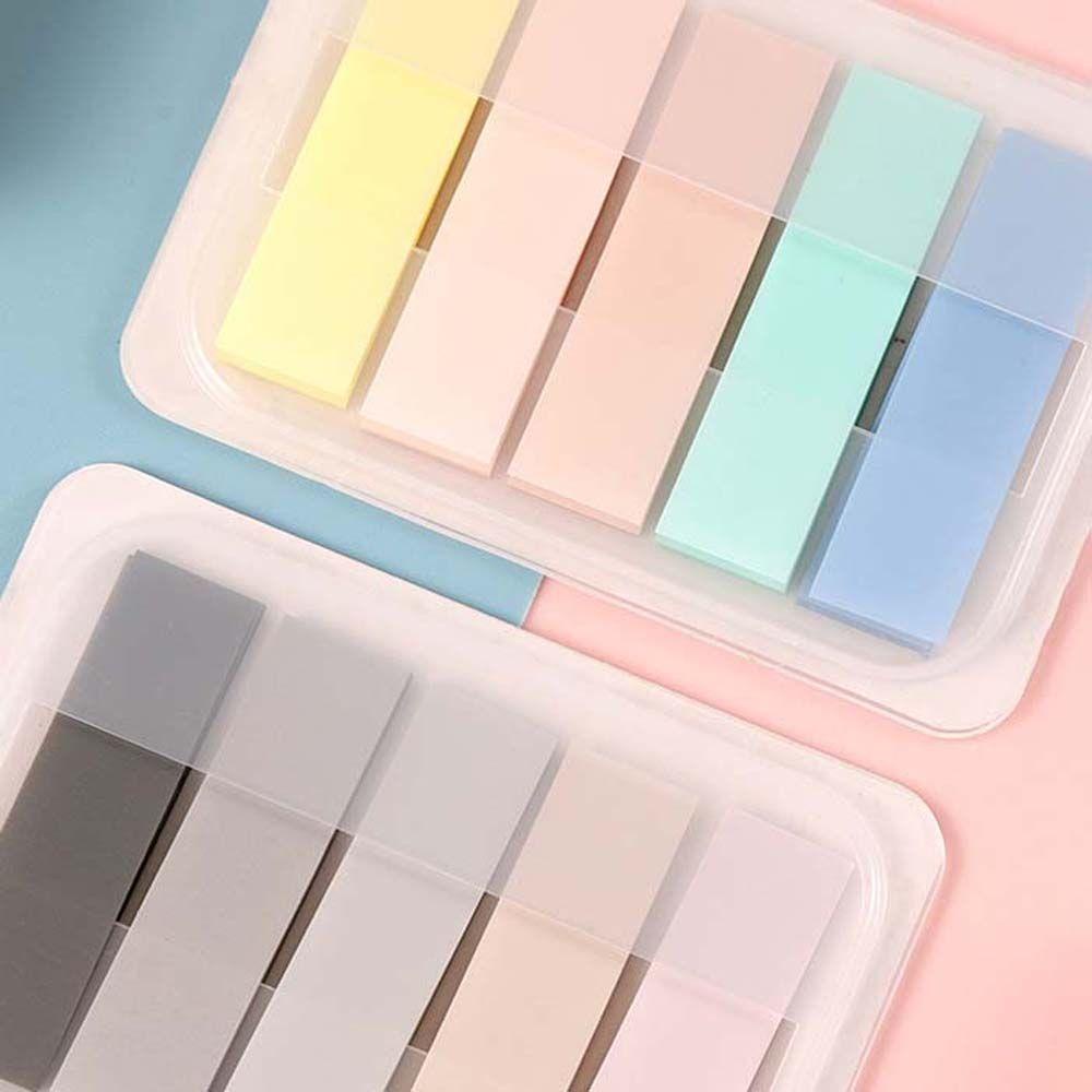 Mxbeauty Index Memo Pad Portable Self-Adhesive Perlengkapan Kantor Sekolah Bookmark Penanda Alat Tulis Tangan Akun Notes Sticky Note