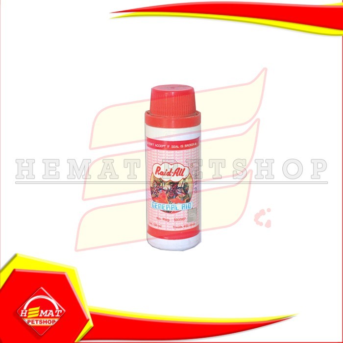 Obat Ikan Raid All Anti Kutu 100ml Raid-all Anti Tick 100 ml