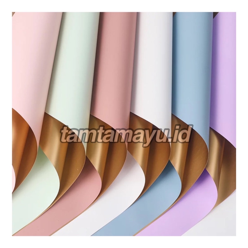 

FLOWER WRAPPING KERTAS BUNGA BUNGKUS BUNGA GOLD