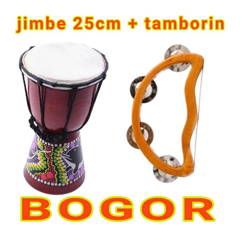 kendang gendang jimbe djembe dan alat musik tamborin