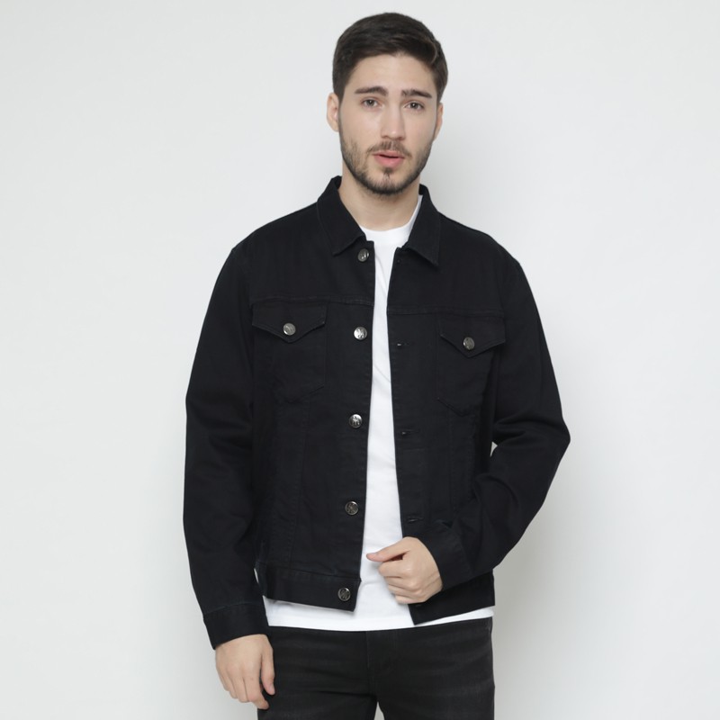 Minarno Sinclair Denim Jacket - Black