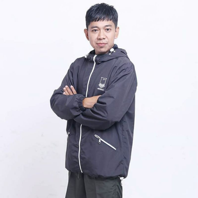 windbreaker grey mustbecrazy JK30