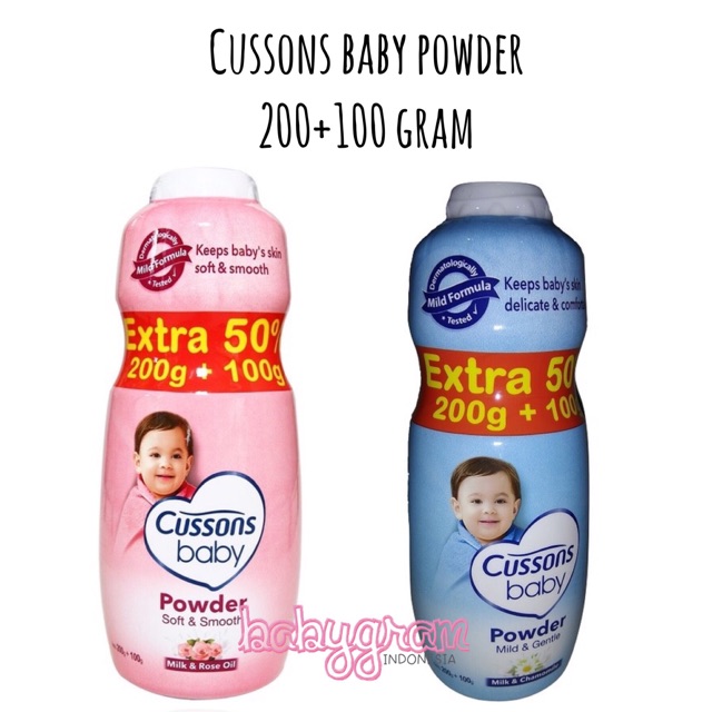 Cussons Baby Powder EKSTRA Bedak Bayi Cusson 50 100 200 350 gram Extra