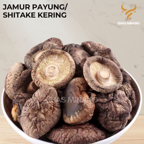 

Jamur Payung Shitake Kering Premium Mushroom Hioko Siangku Xiang Gu Fragrant Enoki Khas Minang