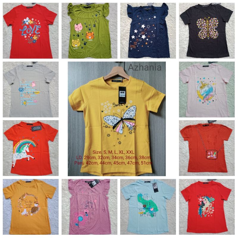 Kaos Azhania kids