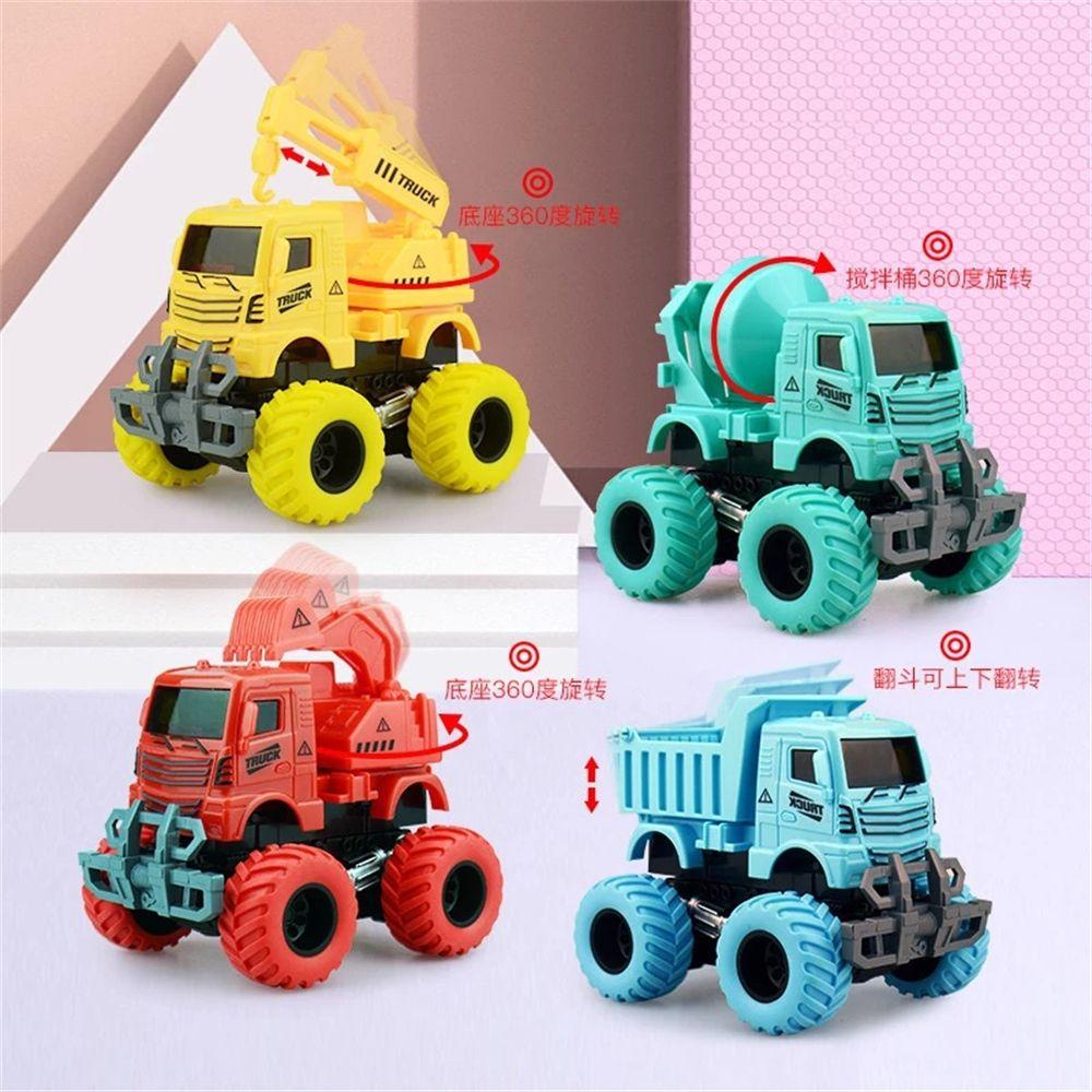 Needway   Mainan Mobil Teknik Hadiah Mini Model Mobil Klasik Simulasi Kendaraan Teknik Set Dump Truck Diecast Model Excavator