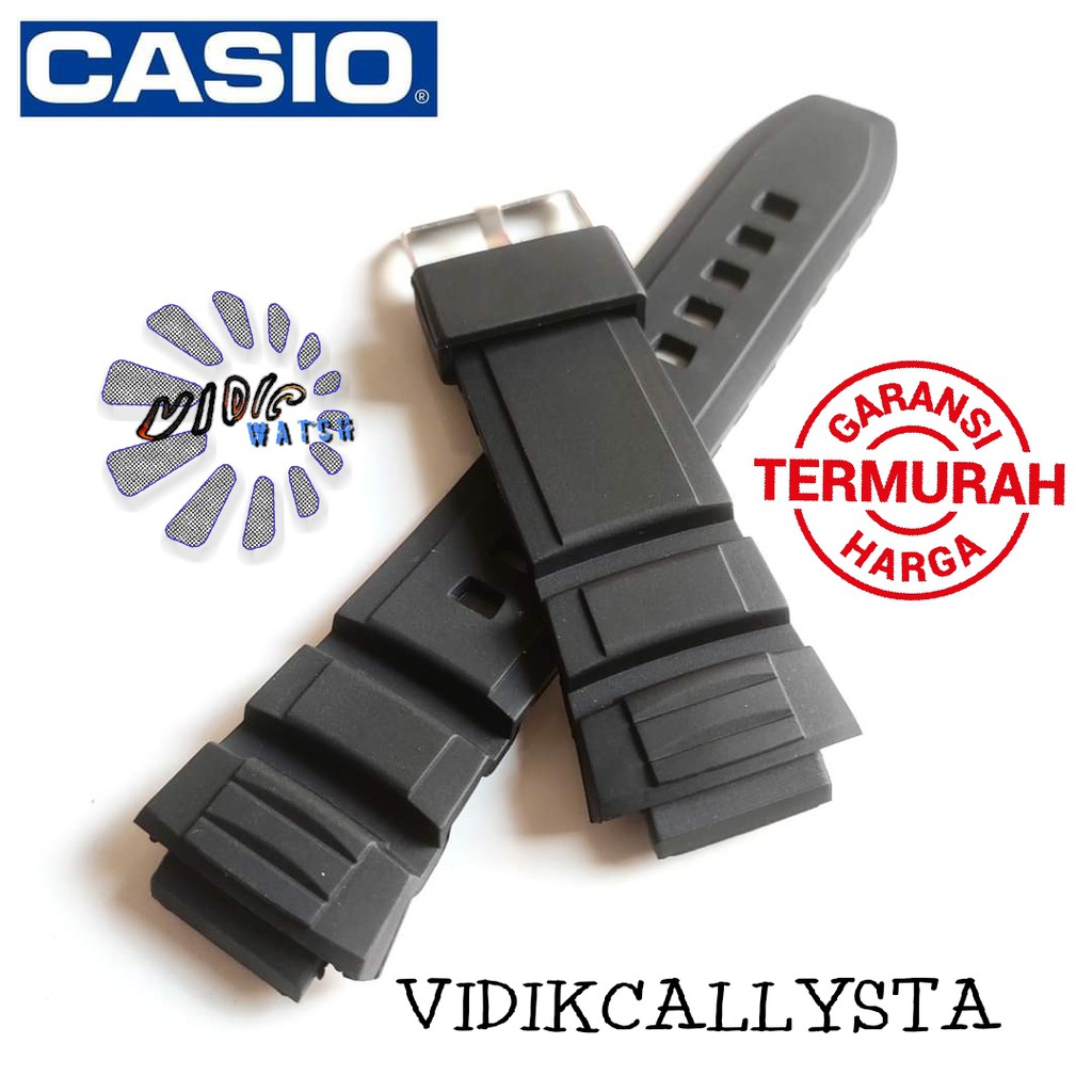 STRAP TALI JAM CASIO AE 2000 AE2000 AE-2000 HITAM