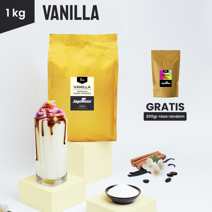 

[MURAH ORIGINAL] Premium GOLD Vanilla Powder (Bubuk Minuman/Powder Drink)