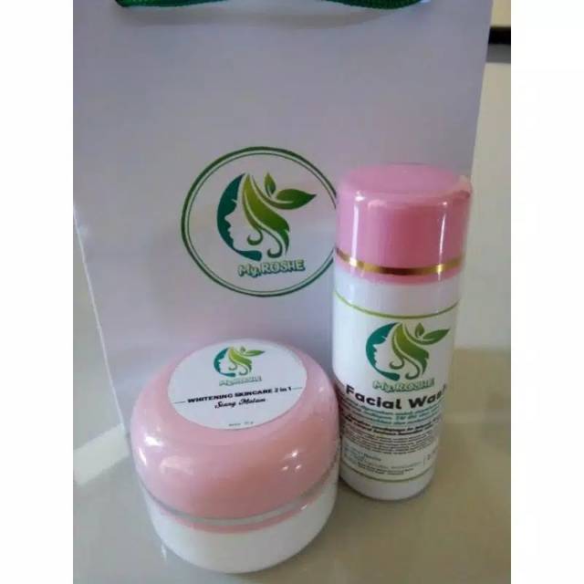 Sepaket My roshe cream pemutih wajah original bpom 100% ORIGINAL Kemasan Lama isi 30 Gram