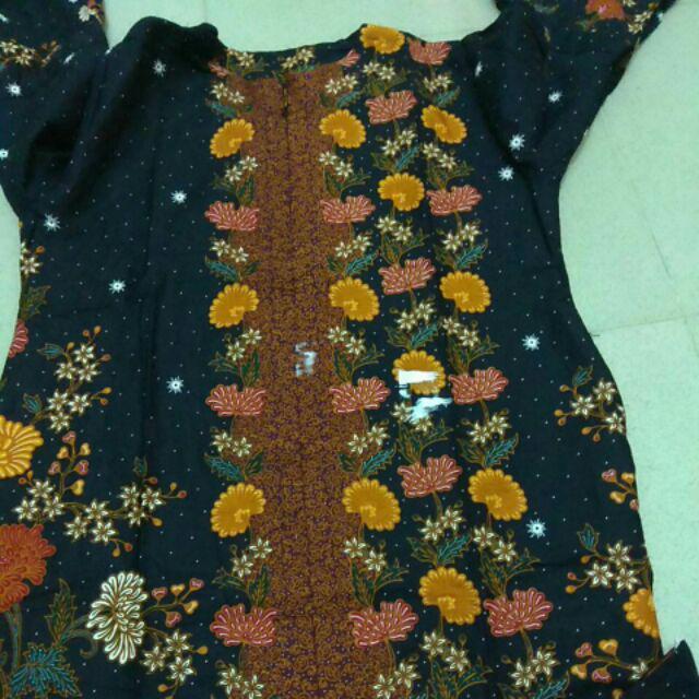 Best Seller Marina Batik Tunik Lengan Pita Resleting Depan Ada Juga Ukuran Jumbo,higt Quality