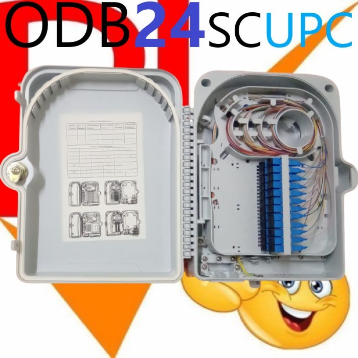 ODP FO 24C SC SET LENGKAP FDB/ODB/Optical/Optik Fiber Distribution Box