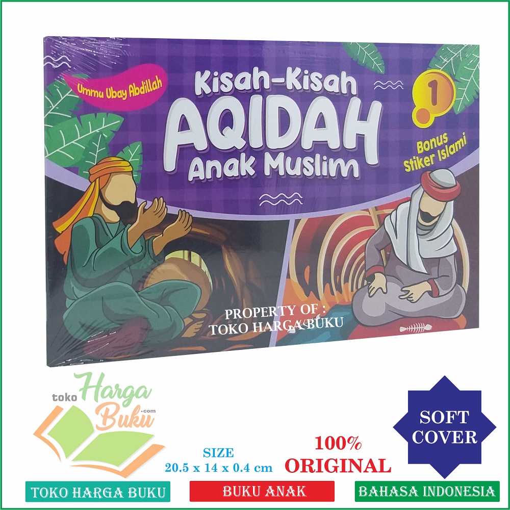 Paket 3 Buku Kisah-Kisah Aqidah Anak Muslim Jilid 1 2 3 Buku Anak Islam Tentang Akidah Islam Penerbit Media Sholih