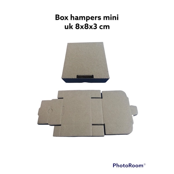

Box hampers mini / kardus packing online shop uk 8x8x3 / box mini